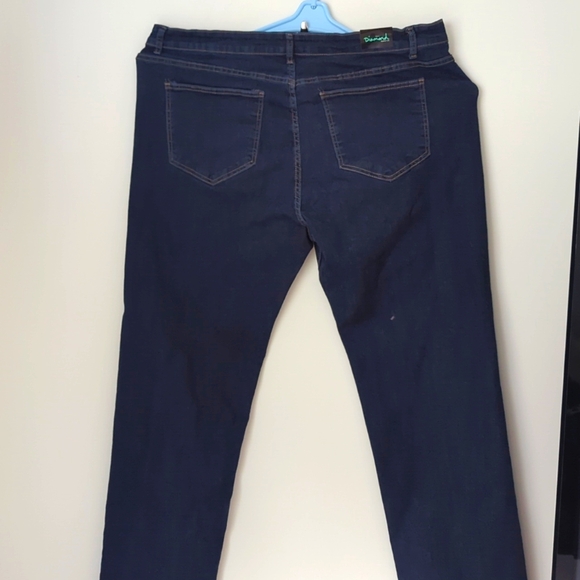 Big Men's Diamond Supply Co Relaxed Fit Dark Blue Denim Size 42" x 32" - Picture 6 of 10